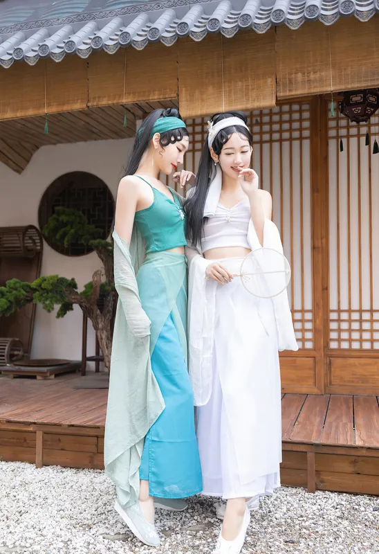 内购无水印 NO.4952 古风 小青和小白 - 唐安琪