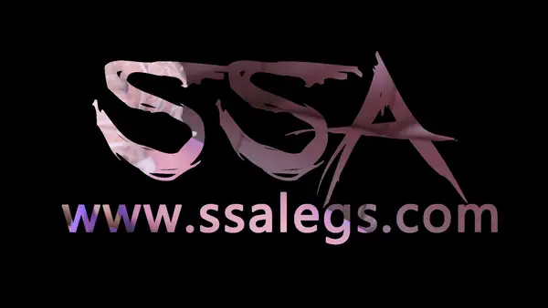 [SSA丝社] 评测 NO.086 君君 开箱国产紫色连裤袜，开裆油亮丝滑超薄是否真实（下）4k - SSA丝社